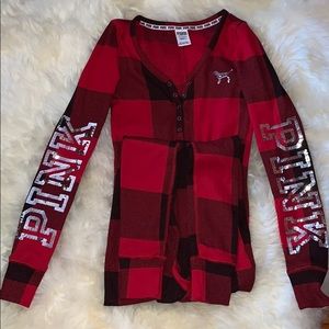 Victoria secret/pink sleepwear onesie